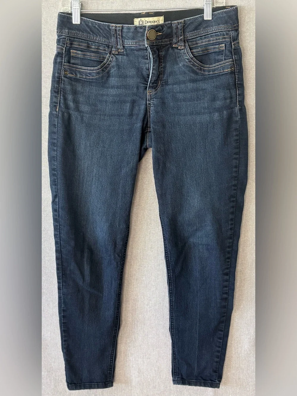 Democracy AB Dark Blue Stretch Skinny Jeans size 6